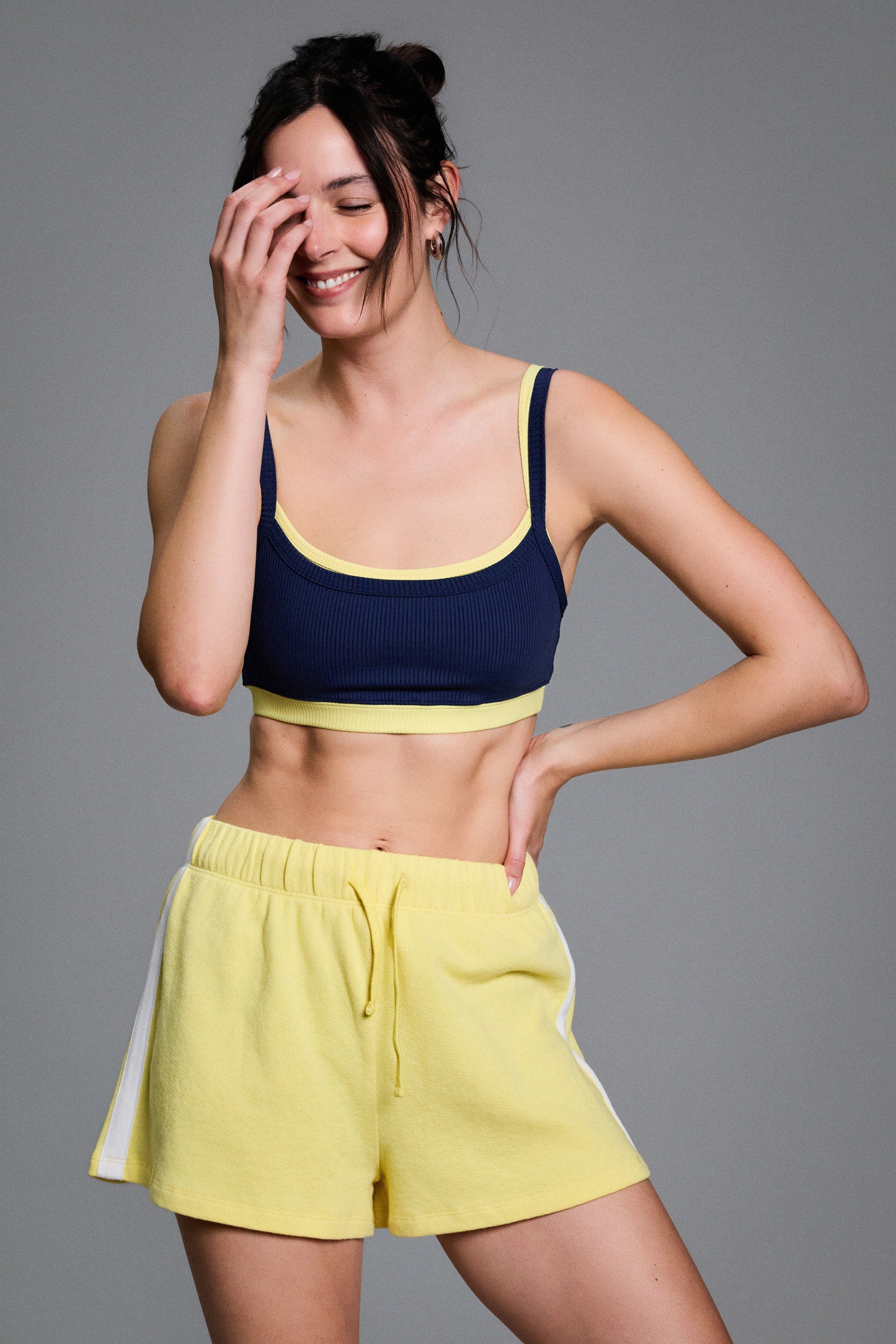 Ribbed Layered Bralette