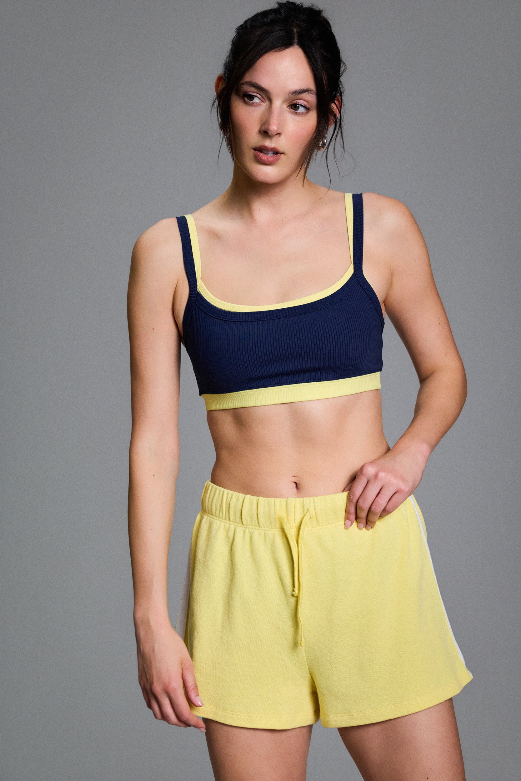 Ribbed Layered Bralette