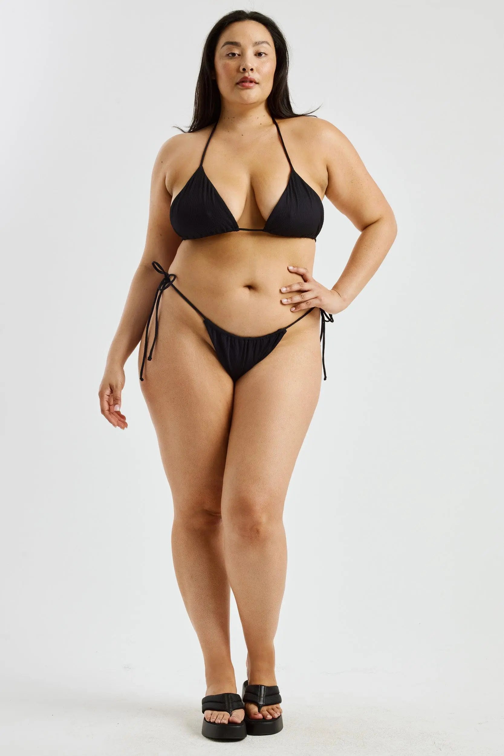 Rib String Bikini Top-Year Of Ours