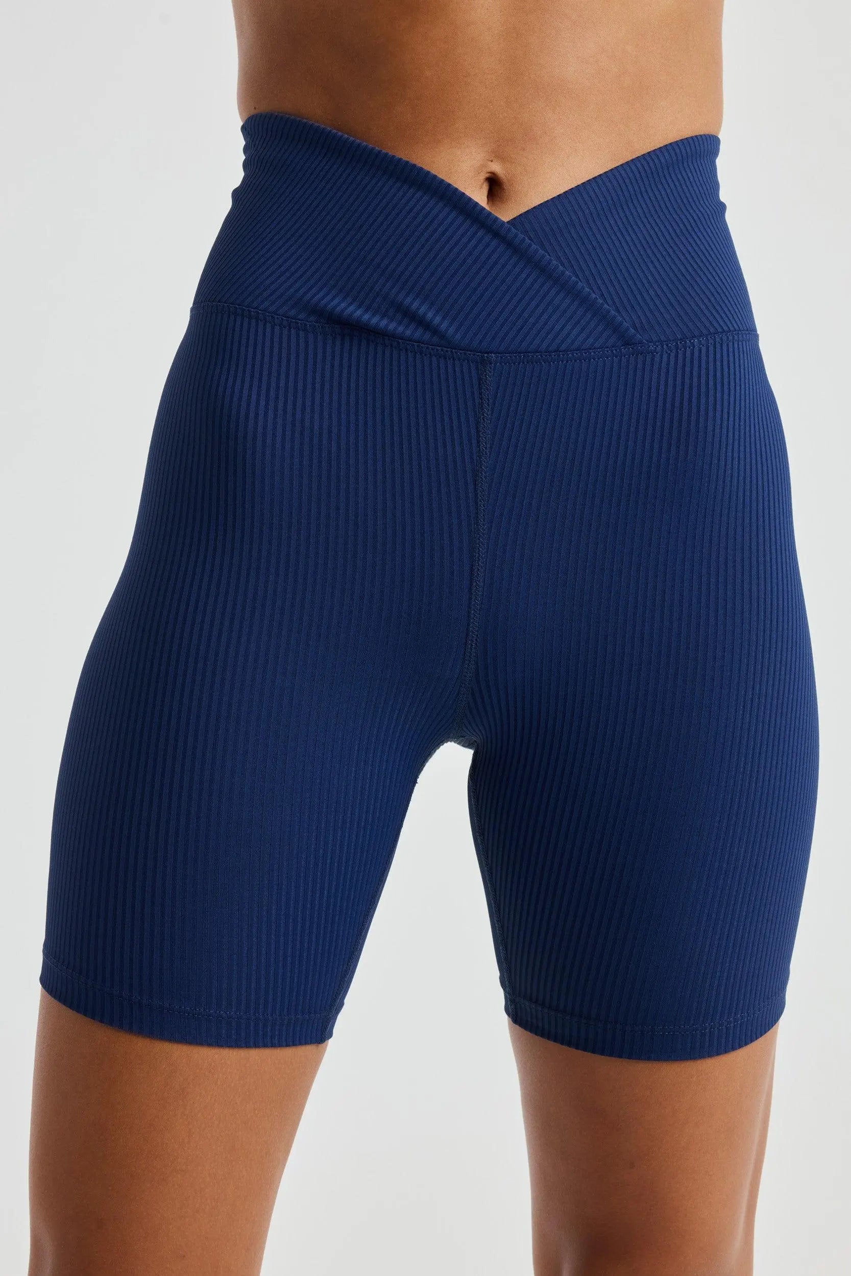 Ribbed V Waist Biker Short-Year Of Ours