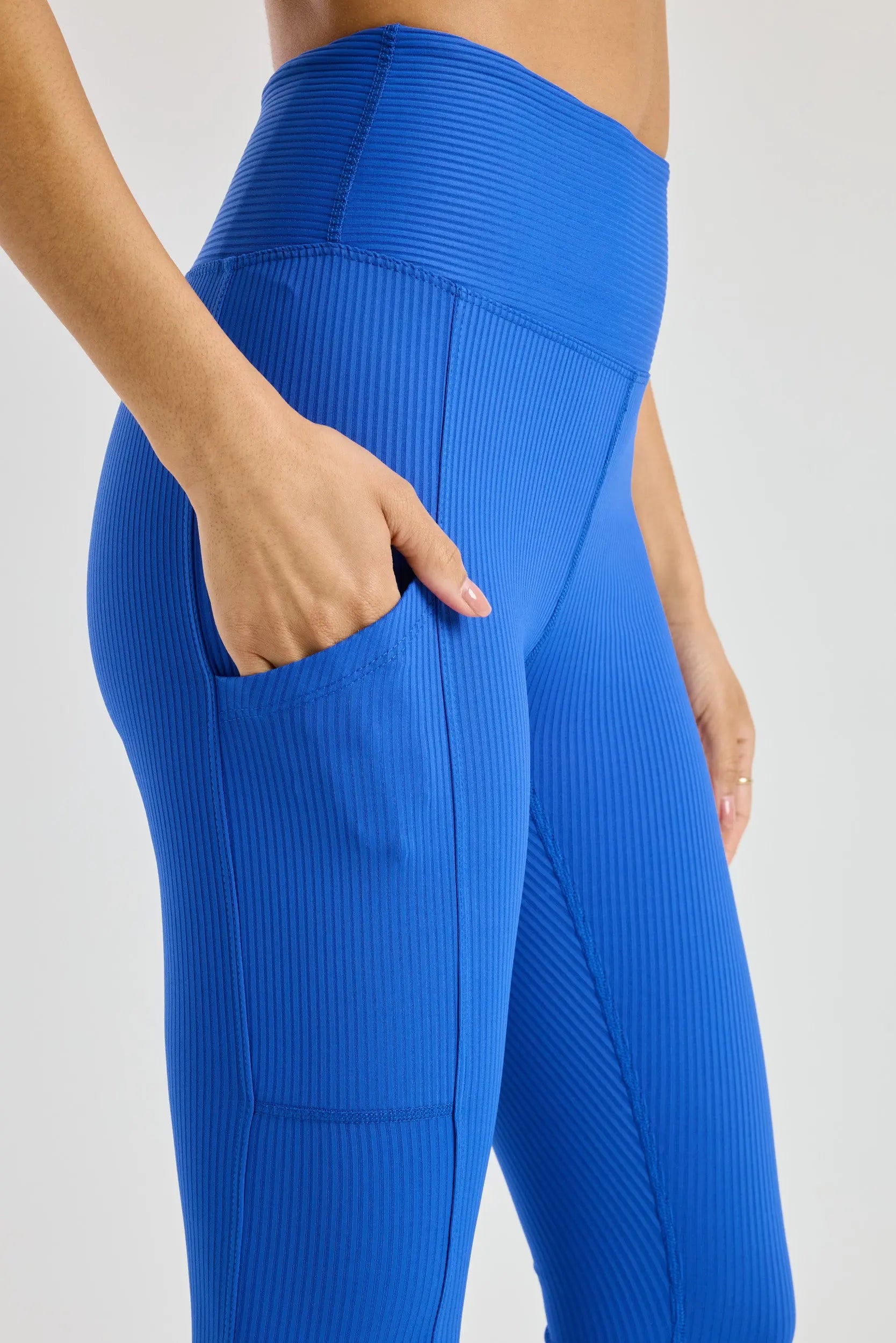 Amelia Ribbed Leggings Collection (w/ side pockets)
