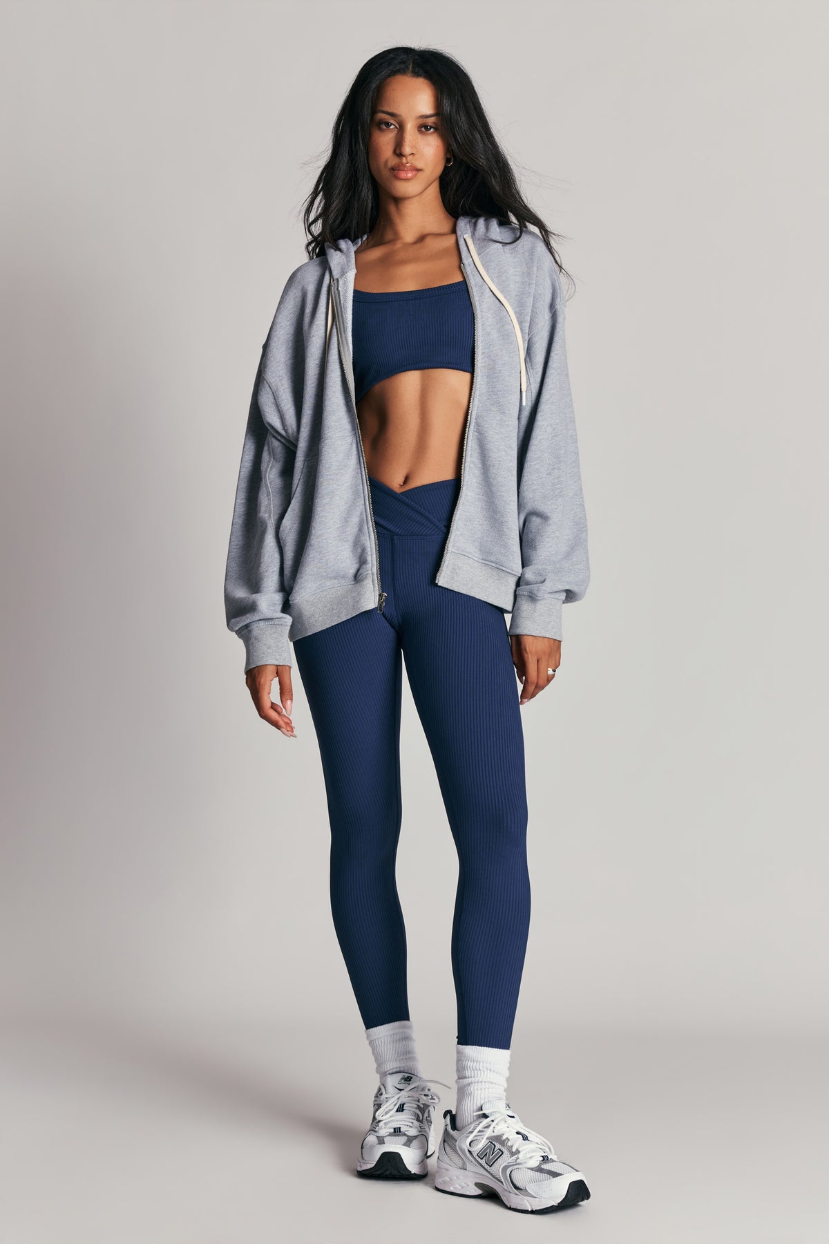 Boyfriend Zip Up Hoodie