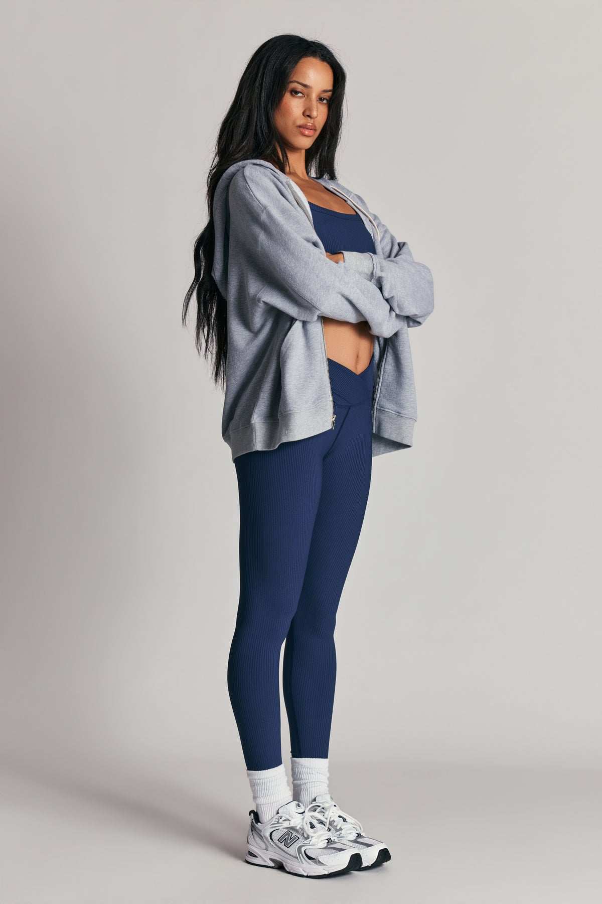 Boyfriend Zip Up Hoodie