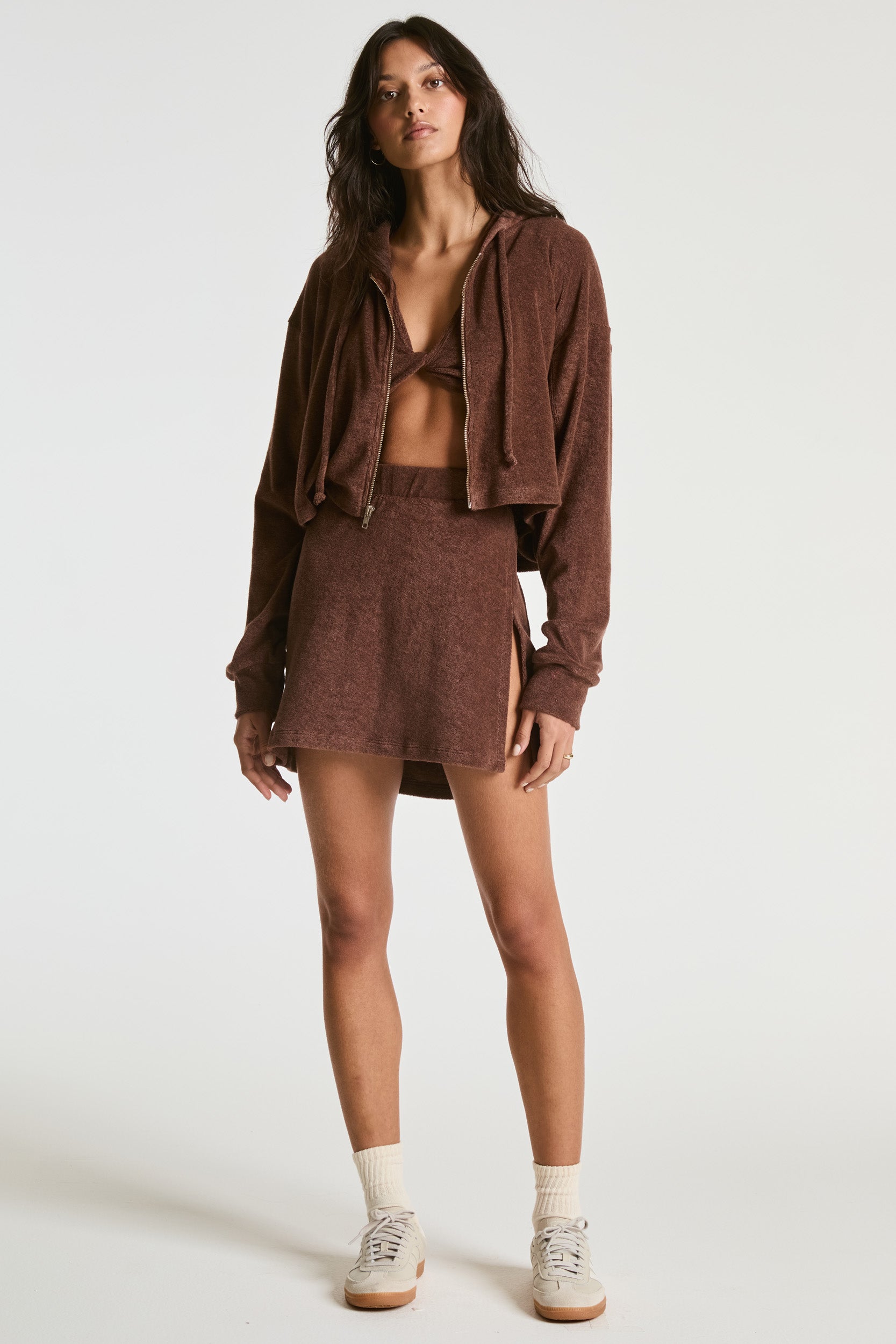 Terry Classic Zip Up Sweatshirt