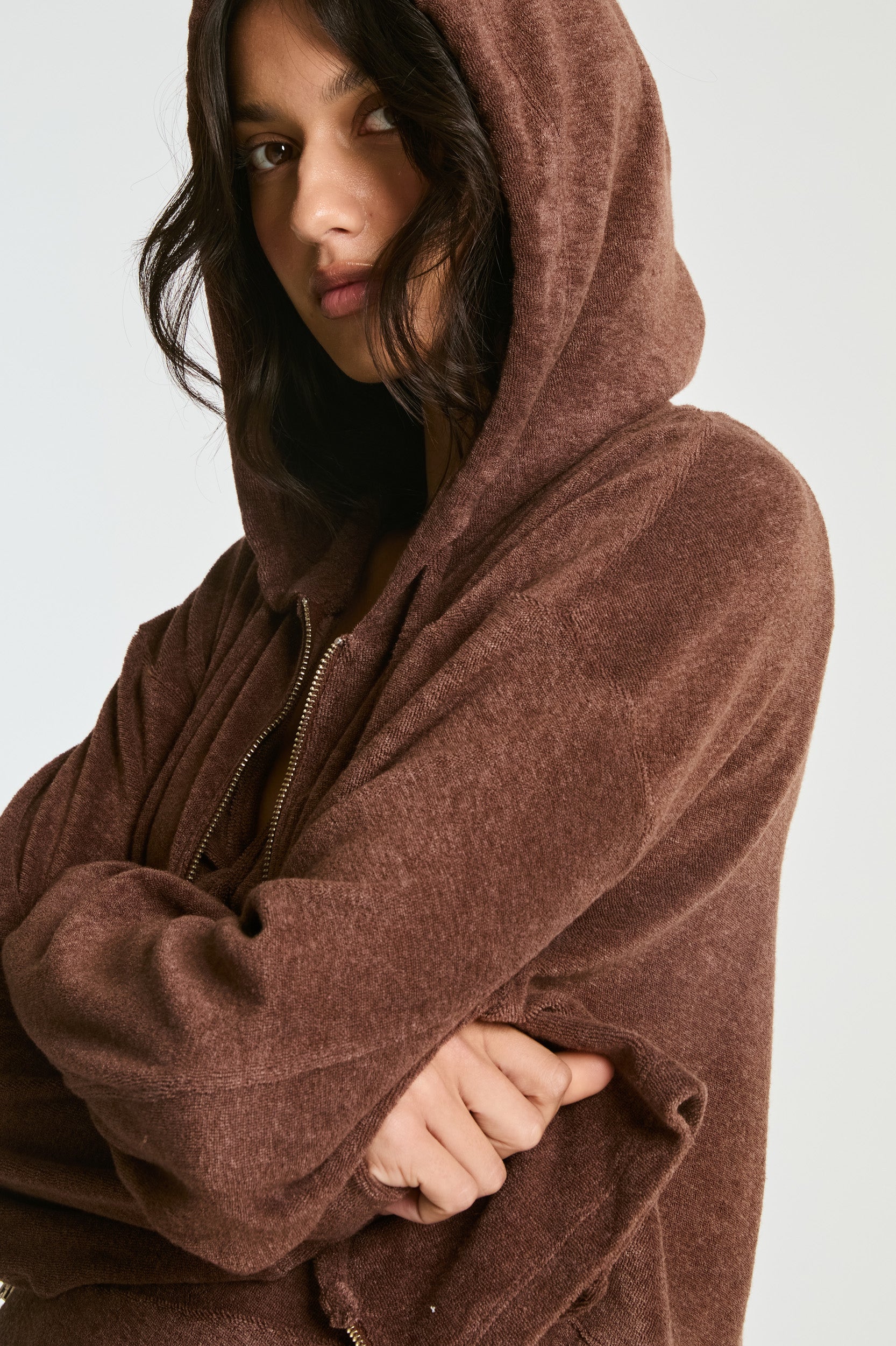 Terry Classic Zip Up Sweatshirt