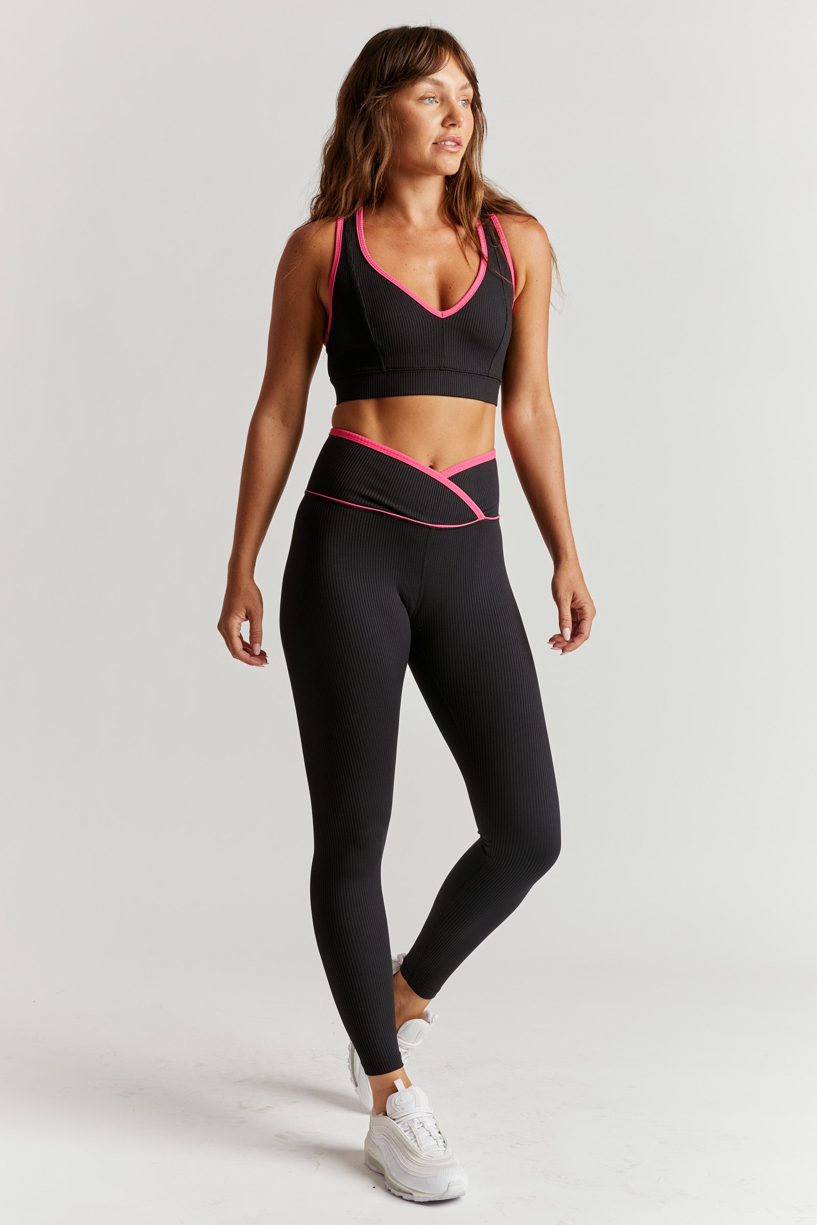 Ribbed Two Tone Veronica Legging - Year of Ours