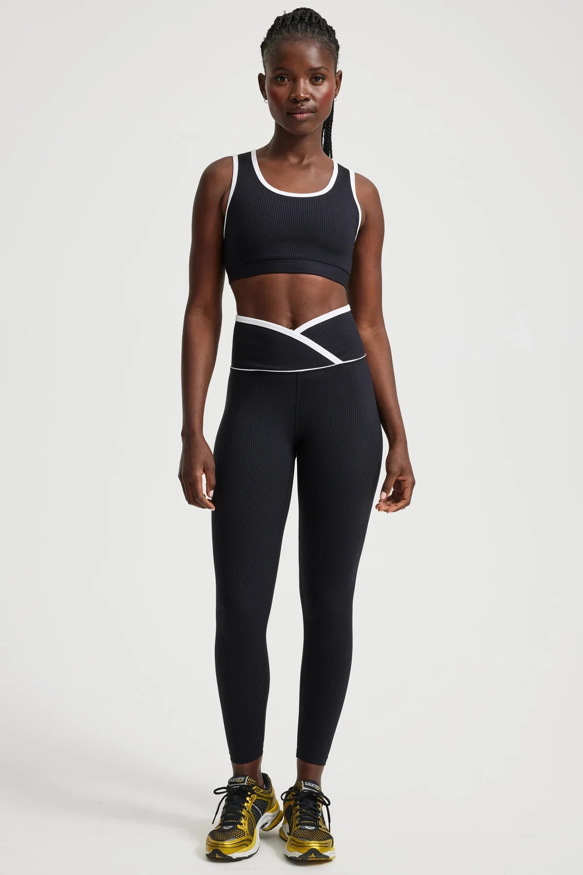 Ribbed Two Tone Veronica Legging - Year of Ours