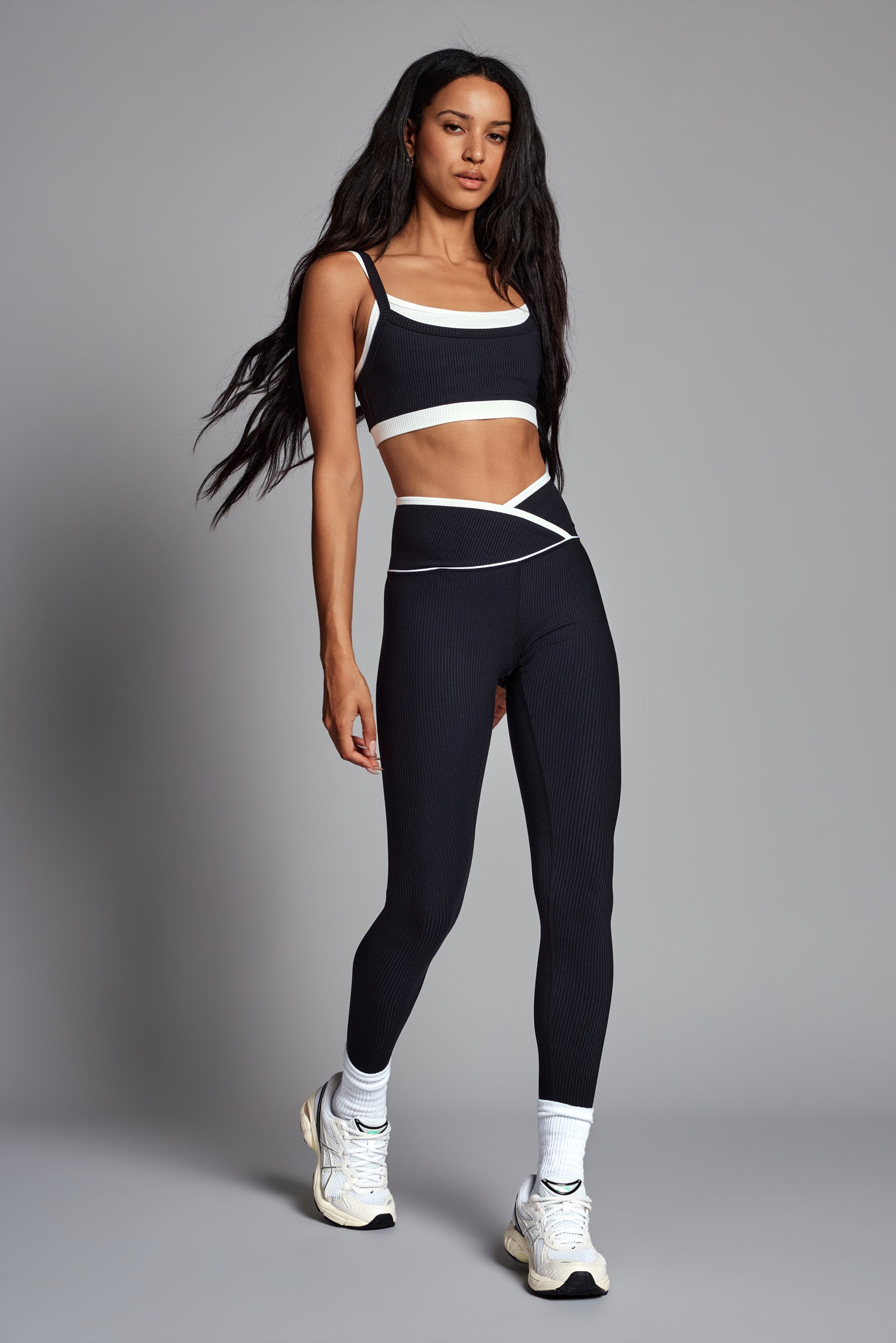 Ribbed Two Tone Veronica Legging