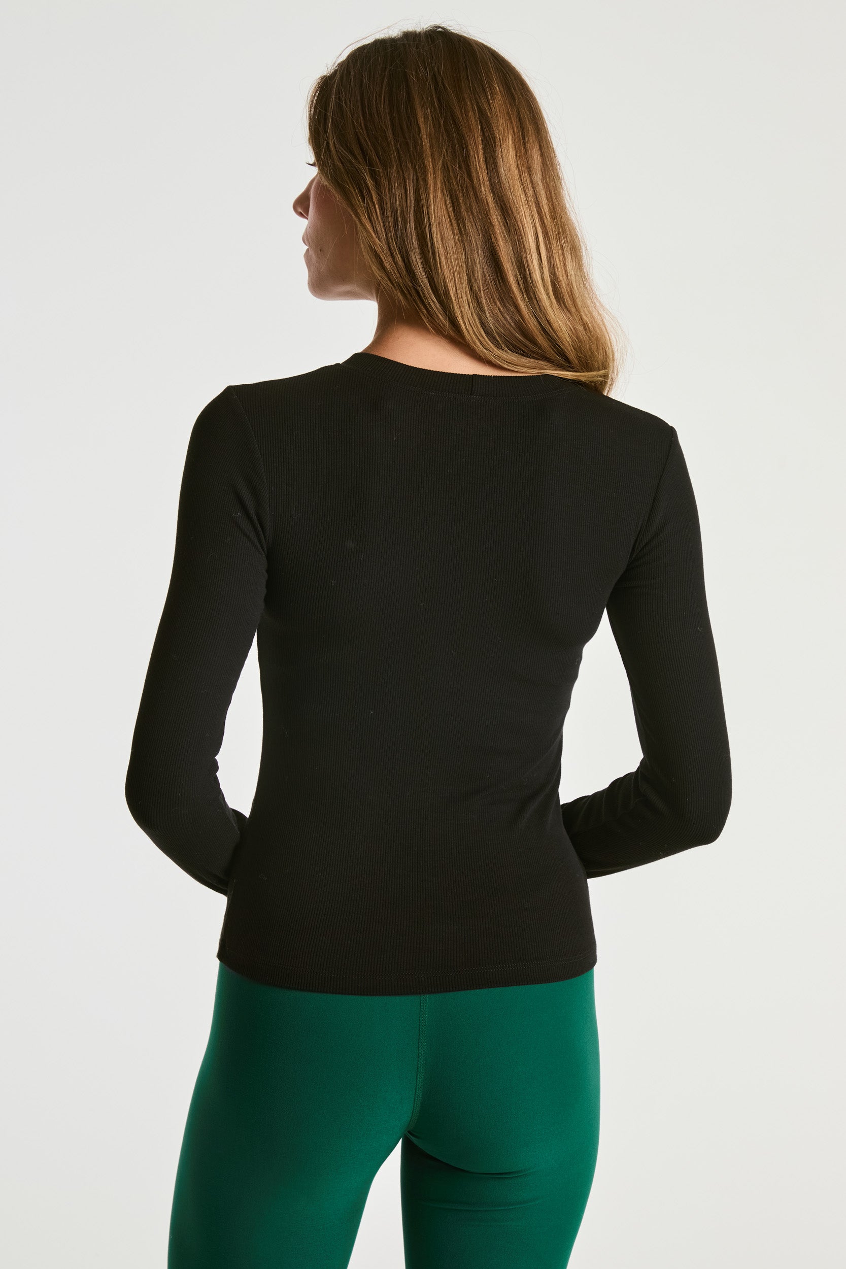 Rib Crew Long Sleeve