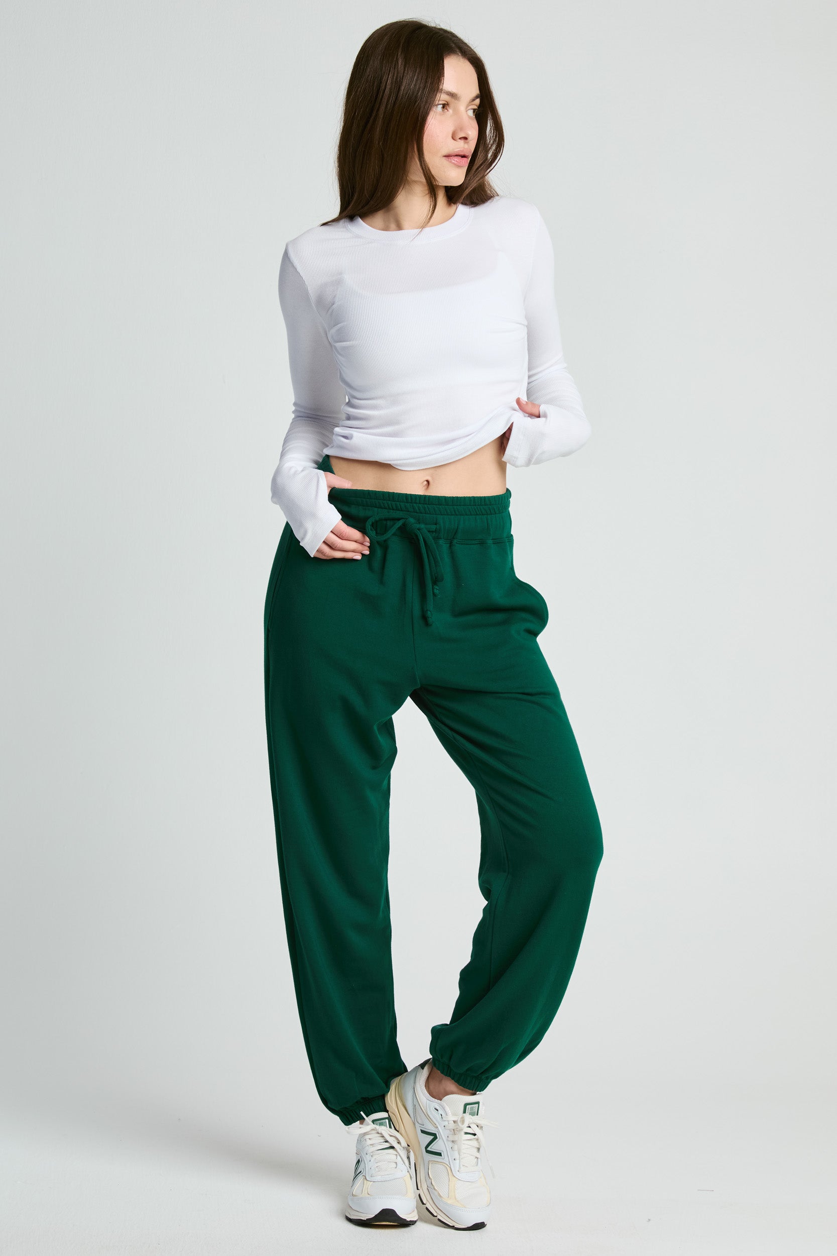 Rib Crew Long Sleeve