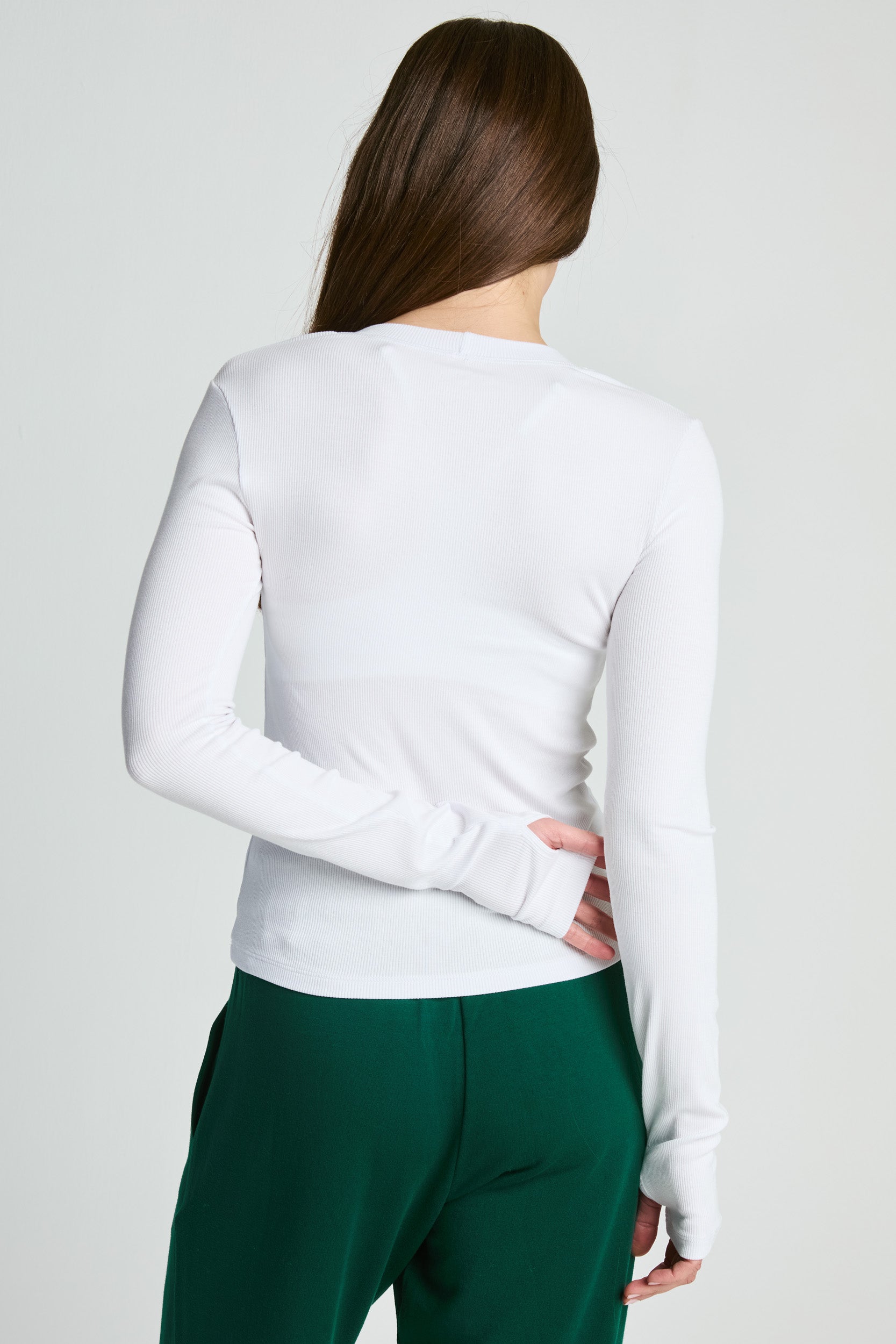 Rib Crew Long Sleeve