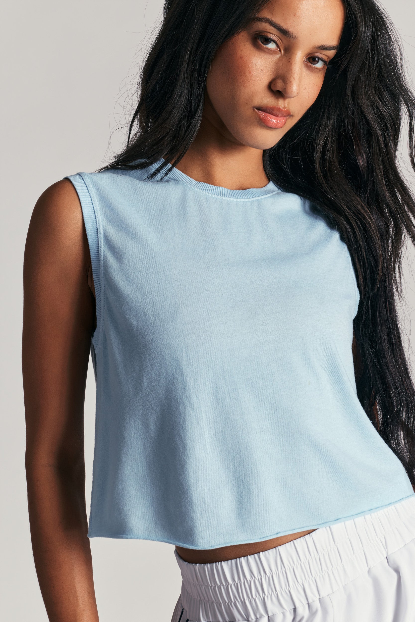 Cropped Modal Muscle Tee - Year of Ours