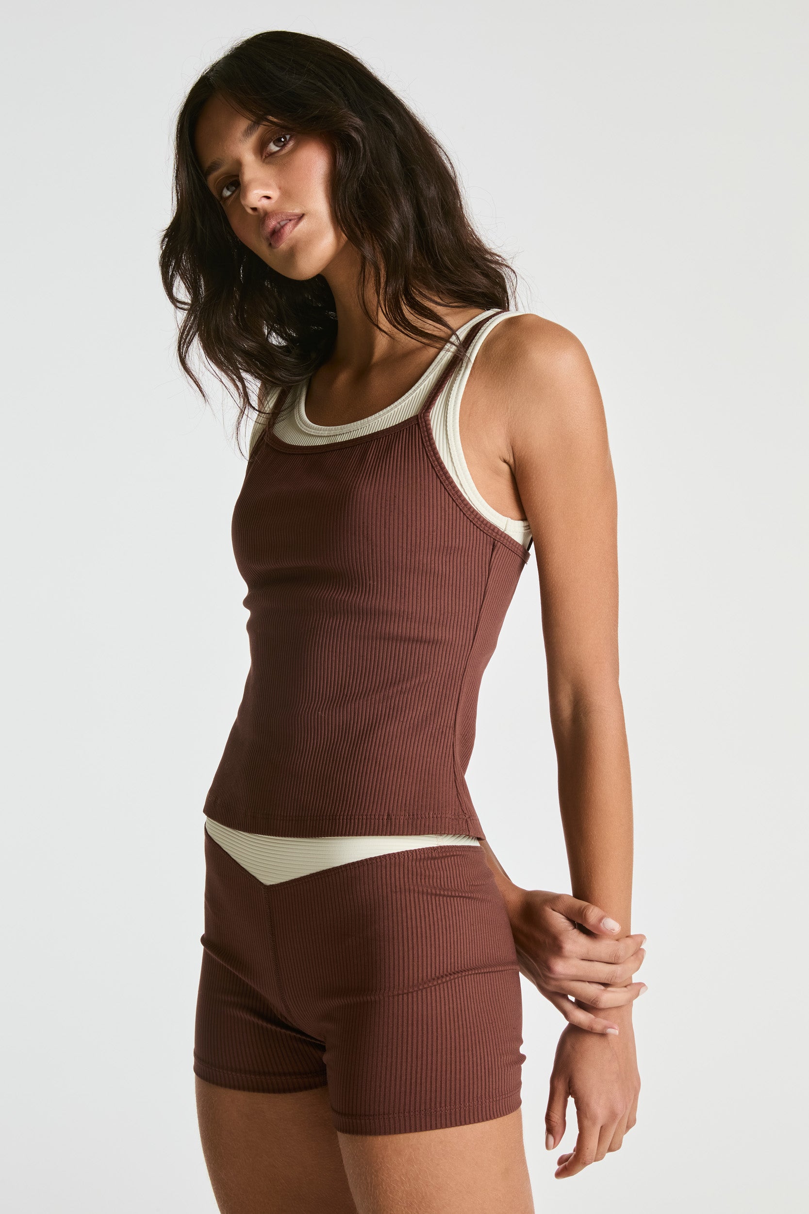 Ribbed Layered Tank Year of Ours