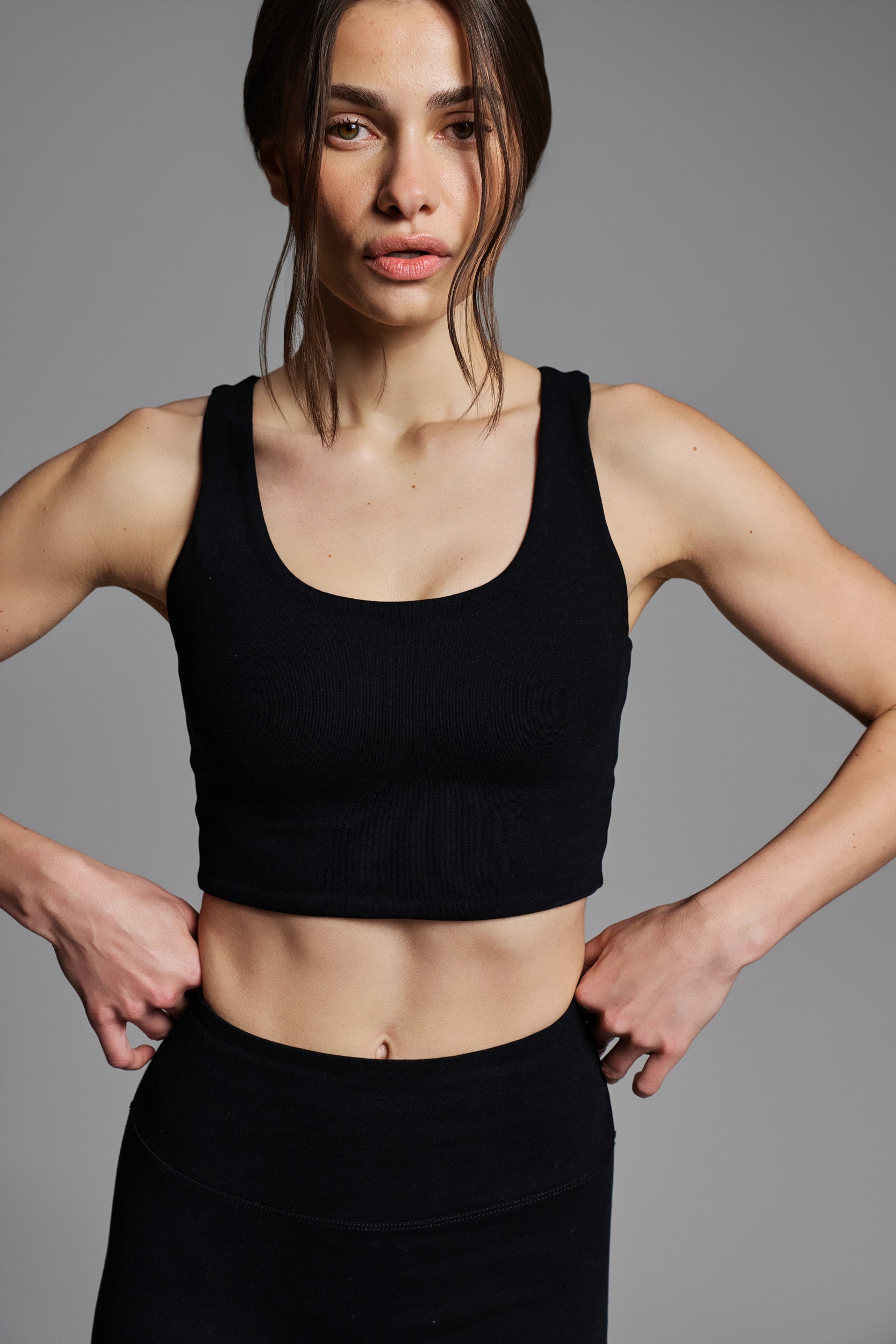 Cotton Scoop Bra