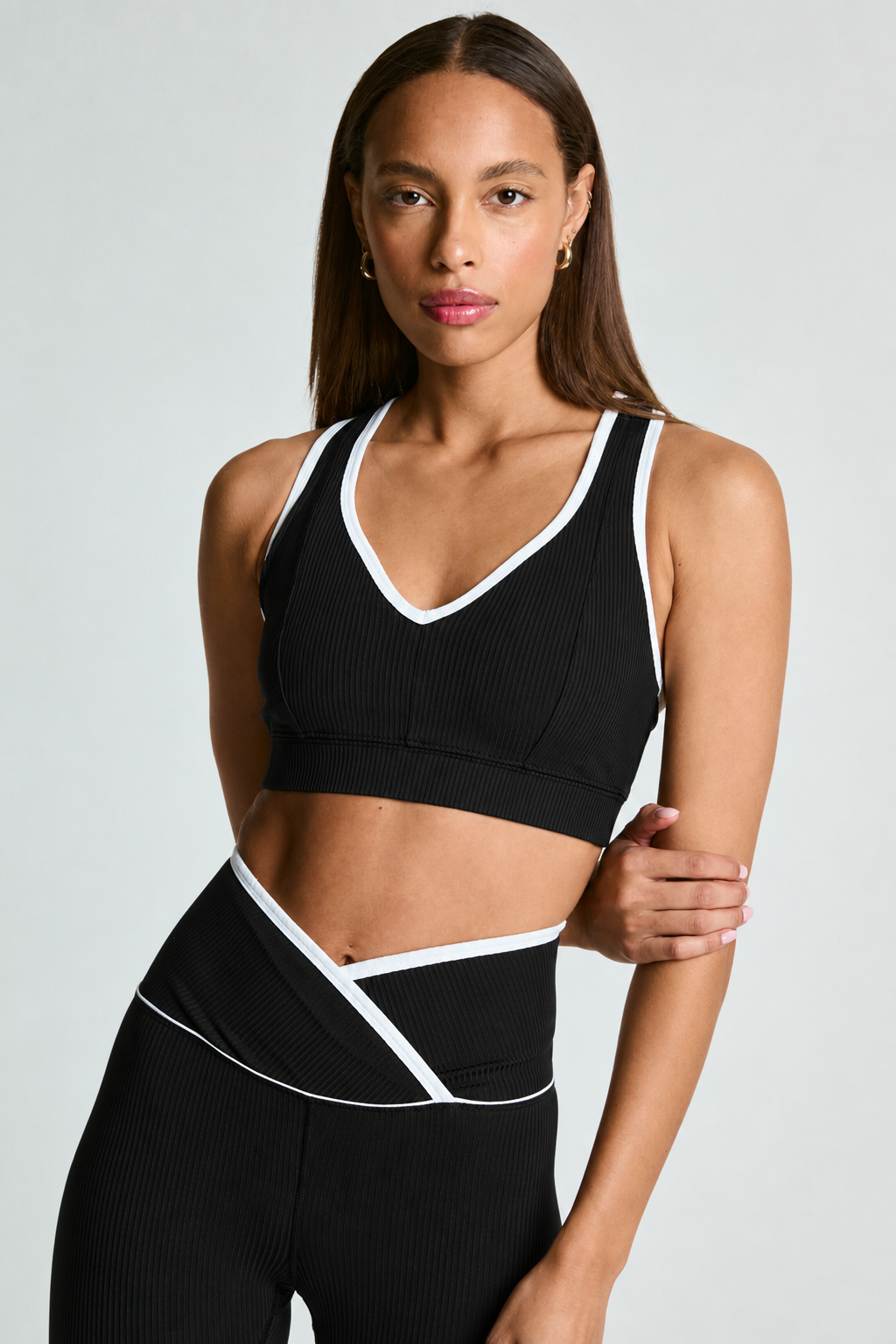 Ribbed V Bra