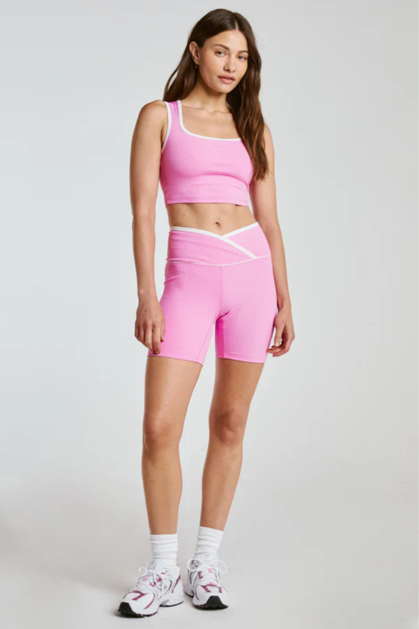 Ribbed Two Tone Veronica Short - Year of Ours