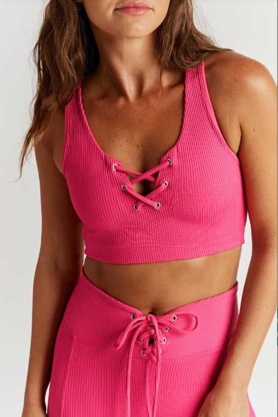 Ribbed Football Bra