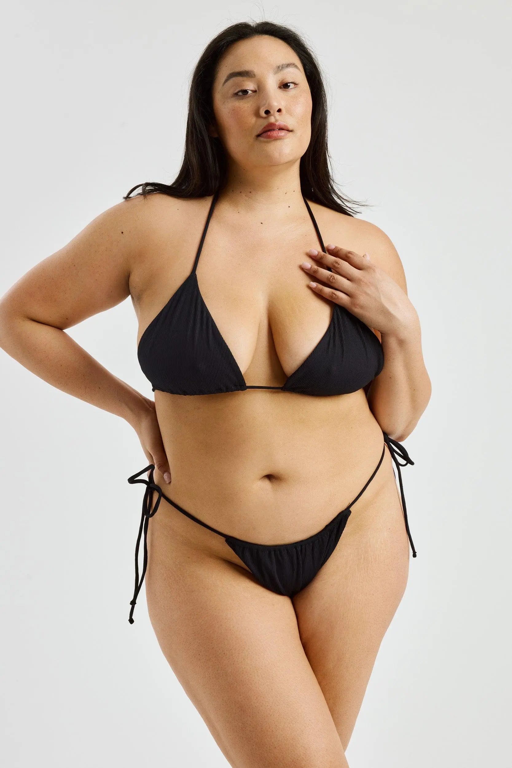 Rib String Bikini Top-Year Of Ours