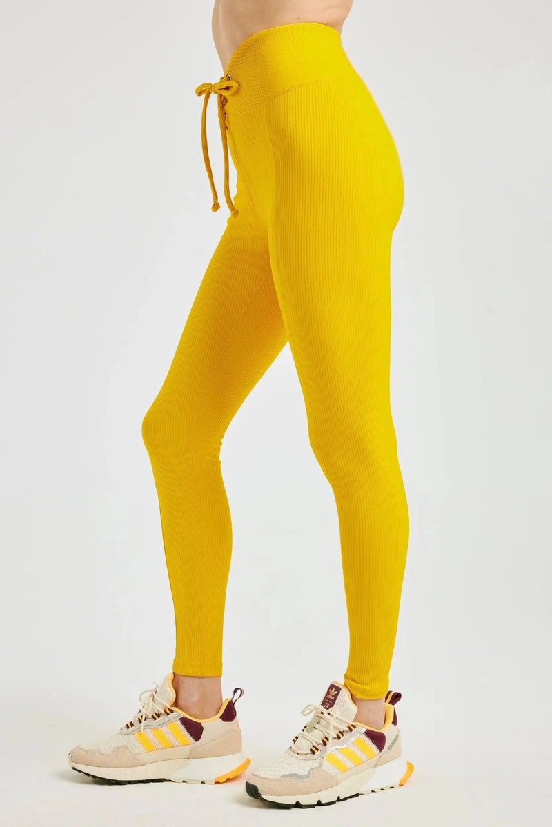 Year of Ours Ribbed Football Leggings Coco - The Green Pineapple