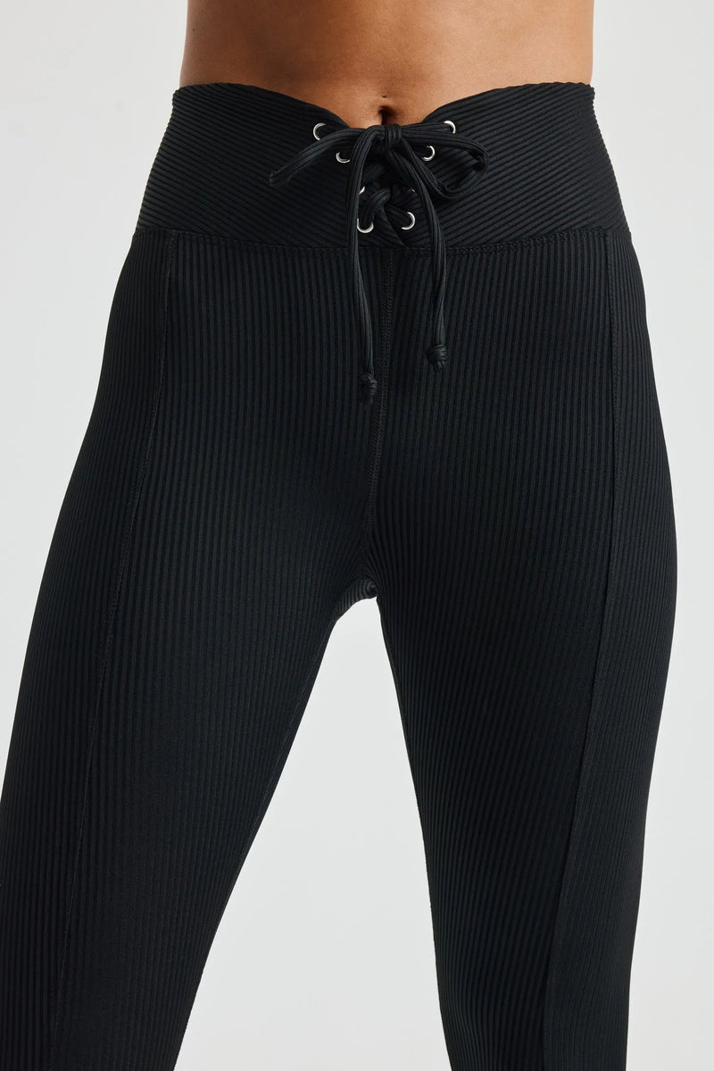 Year Of Ours Ribbed Football Legging - Black