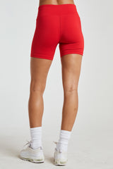 Ribbed V Waist Biker Short