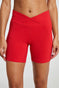 Ribbed V Waist Biker Short