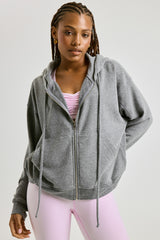 Boyfriend Zip Up Hoodie