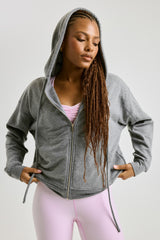 Boyfriend Zip Up Hoodie