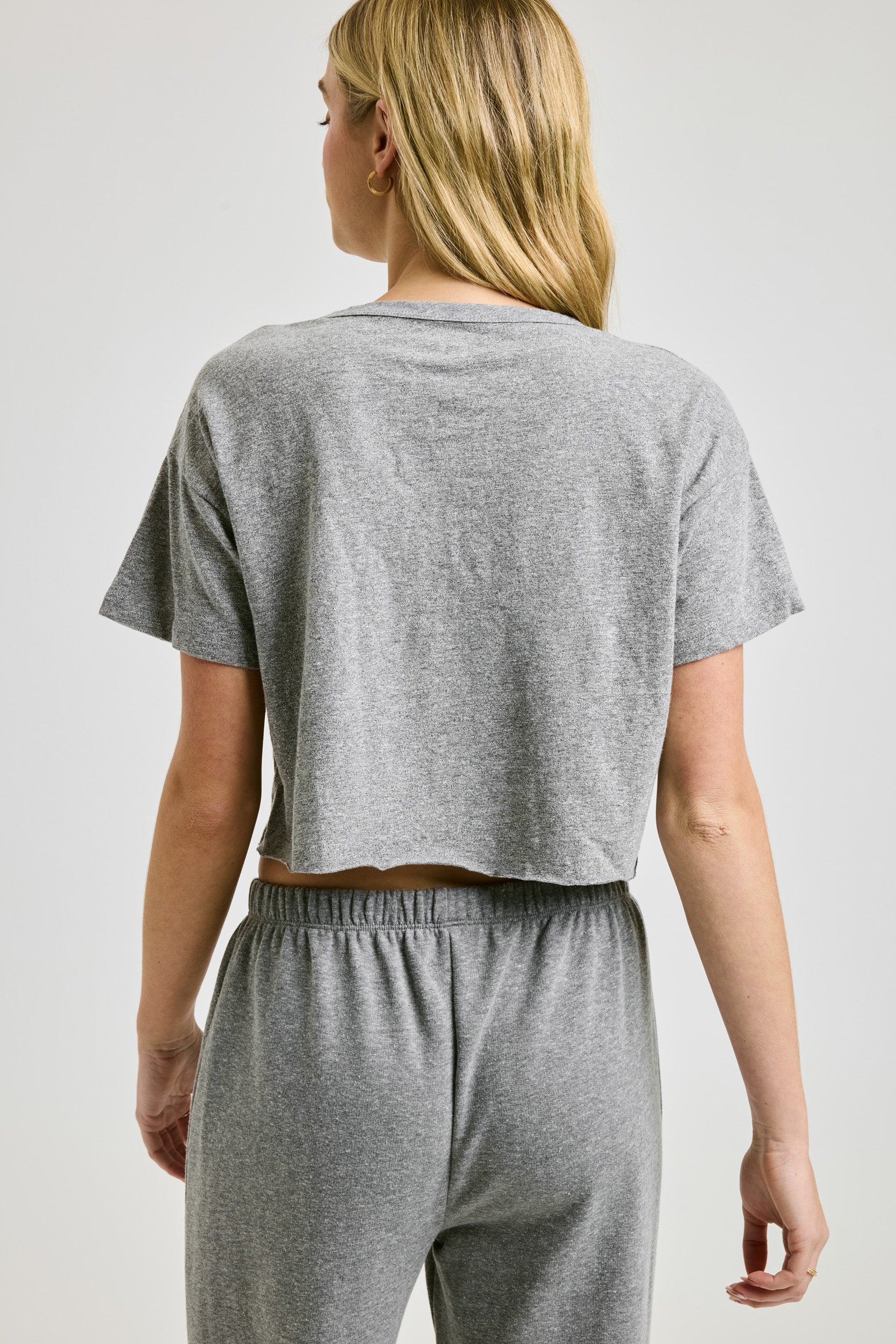 Cropped Tee w/ YEAR Print - Year of Ours