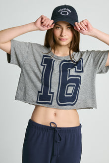 Cropped Number Tee