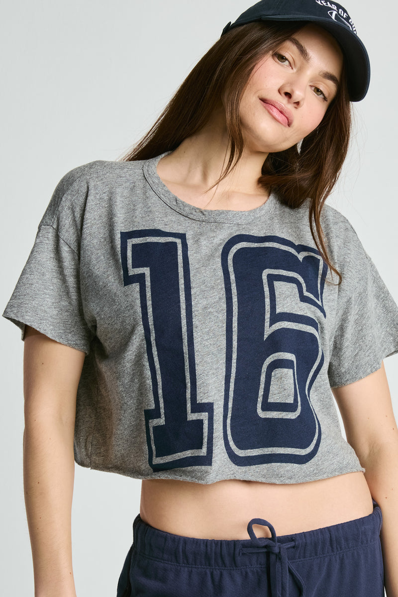 Cropped Number Tee - Year of Ours