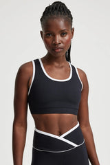Ribbed Two Tone Gym Bra Year of Ours