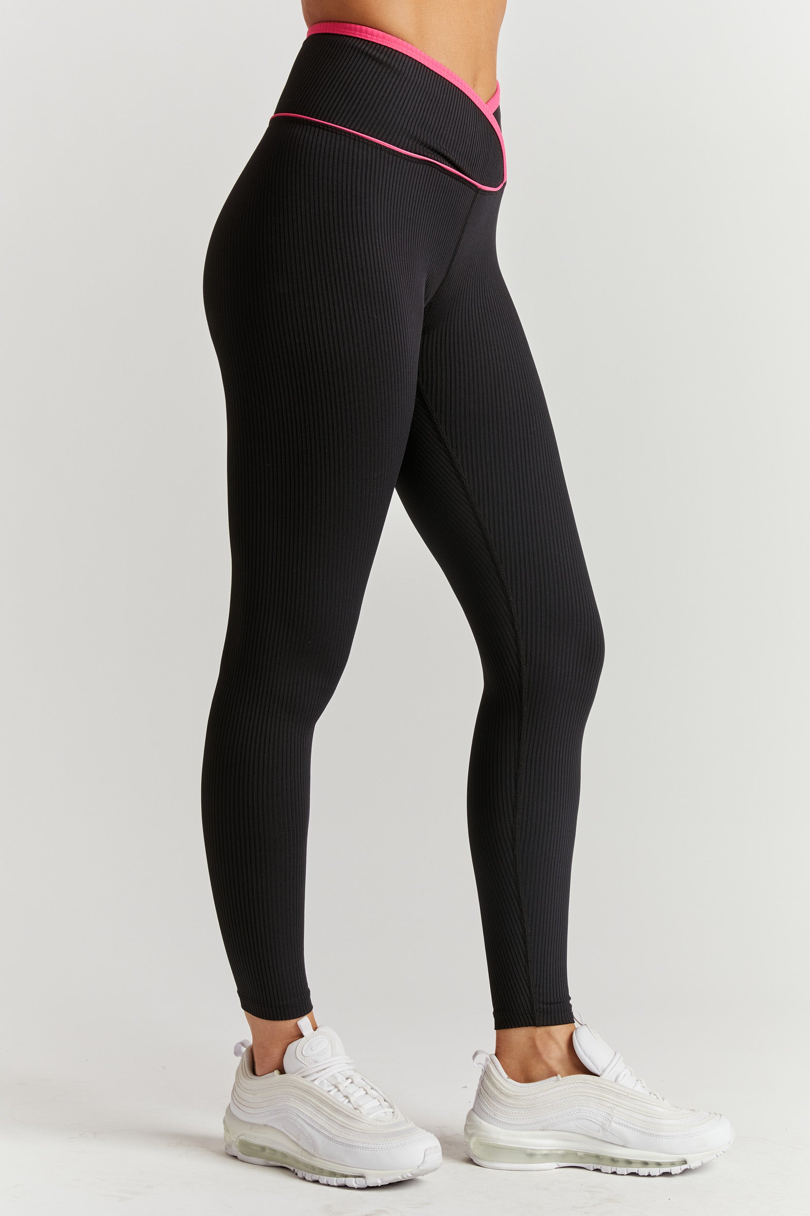 Ribbed Two Tone Veronica Legging - Year of Ours