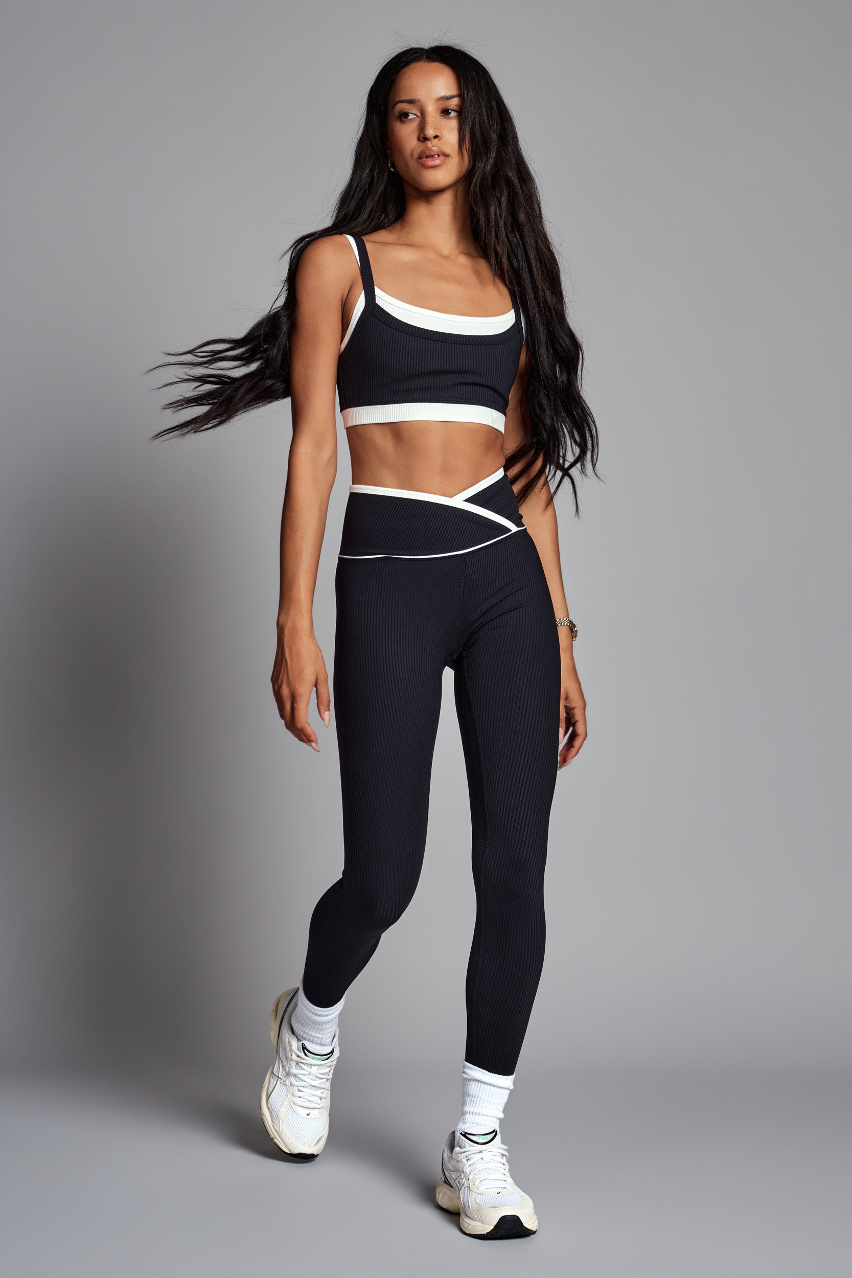 Ribbed Two Tone Veronica Legging