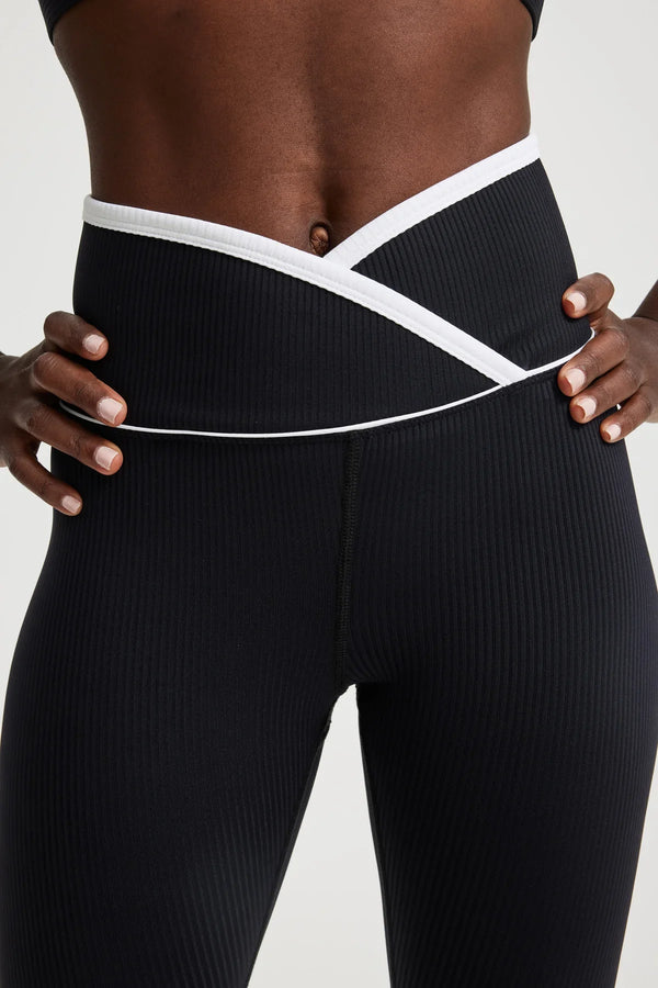 Ribbed Two Tone Veronica Legging - Year of Ours