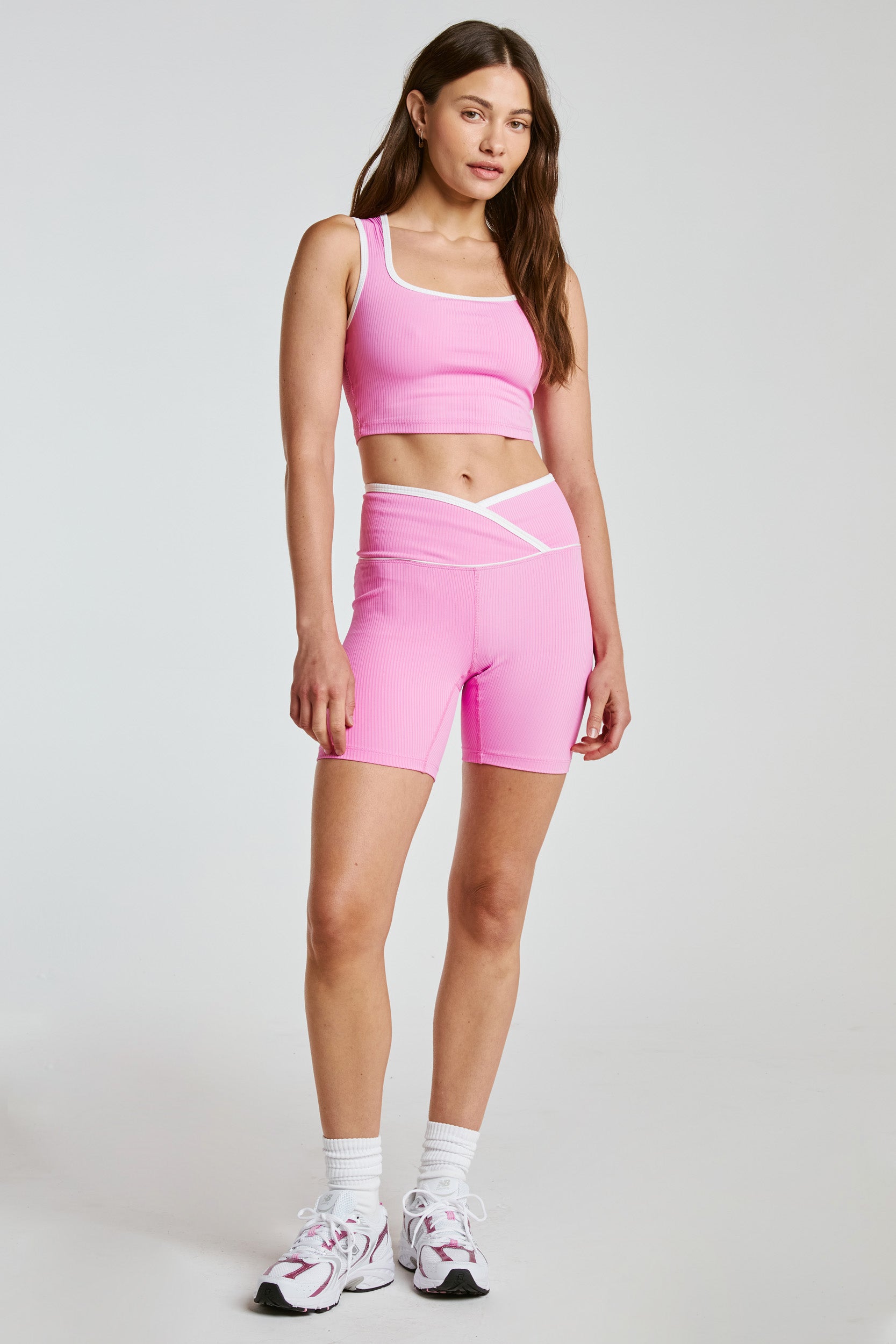 Ribbed Two Tone Veronica Short - Year of Ours