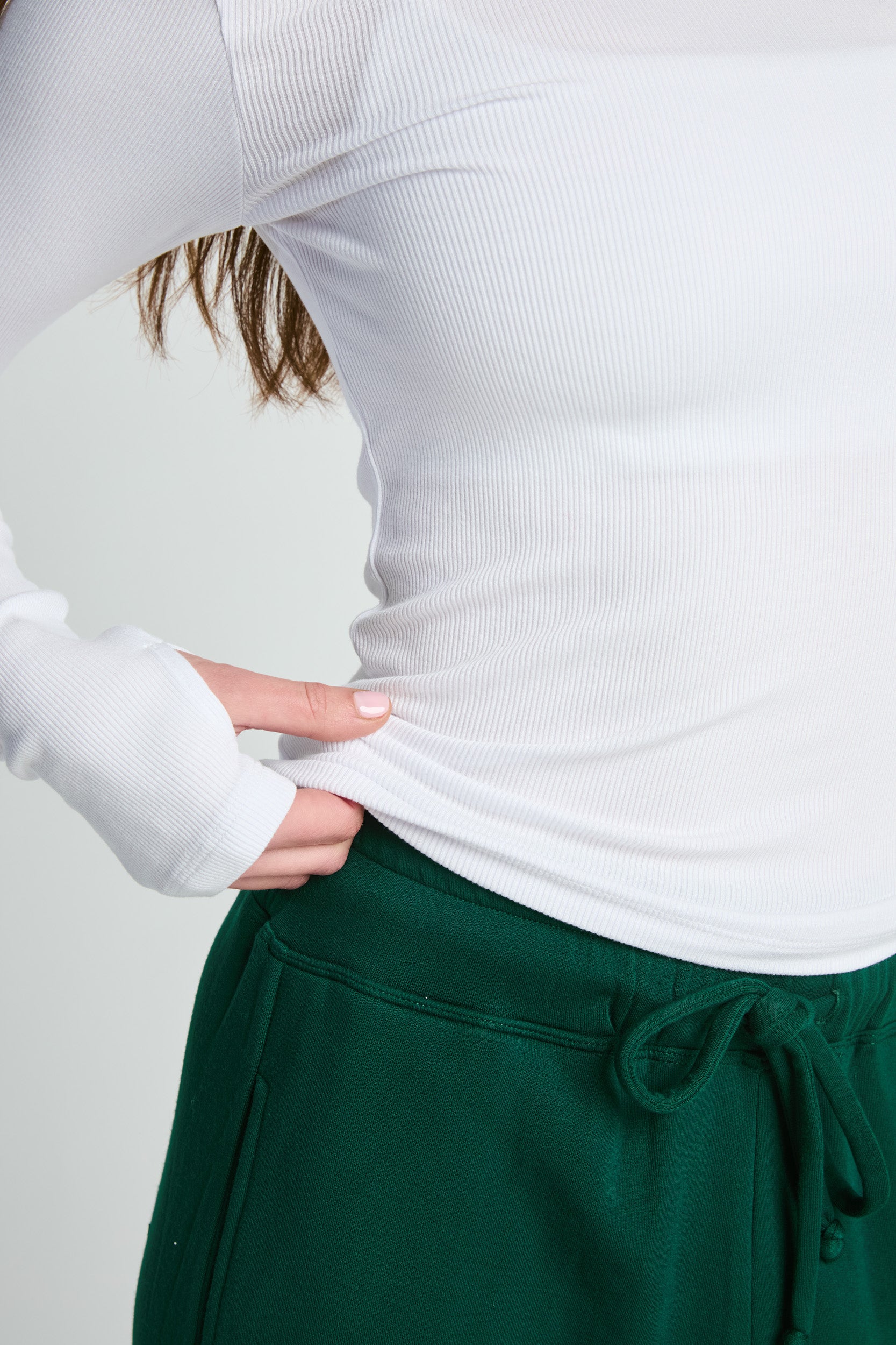 Rib Crew Long Sleeve