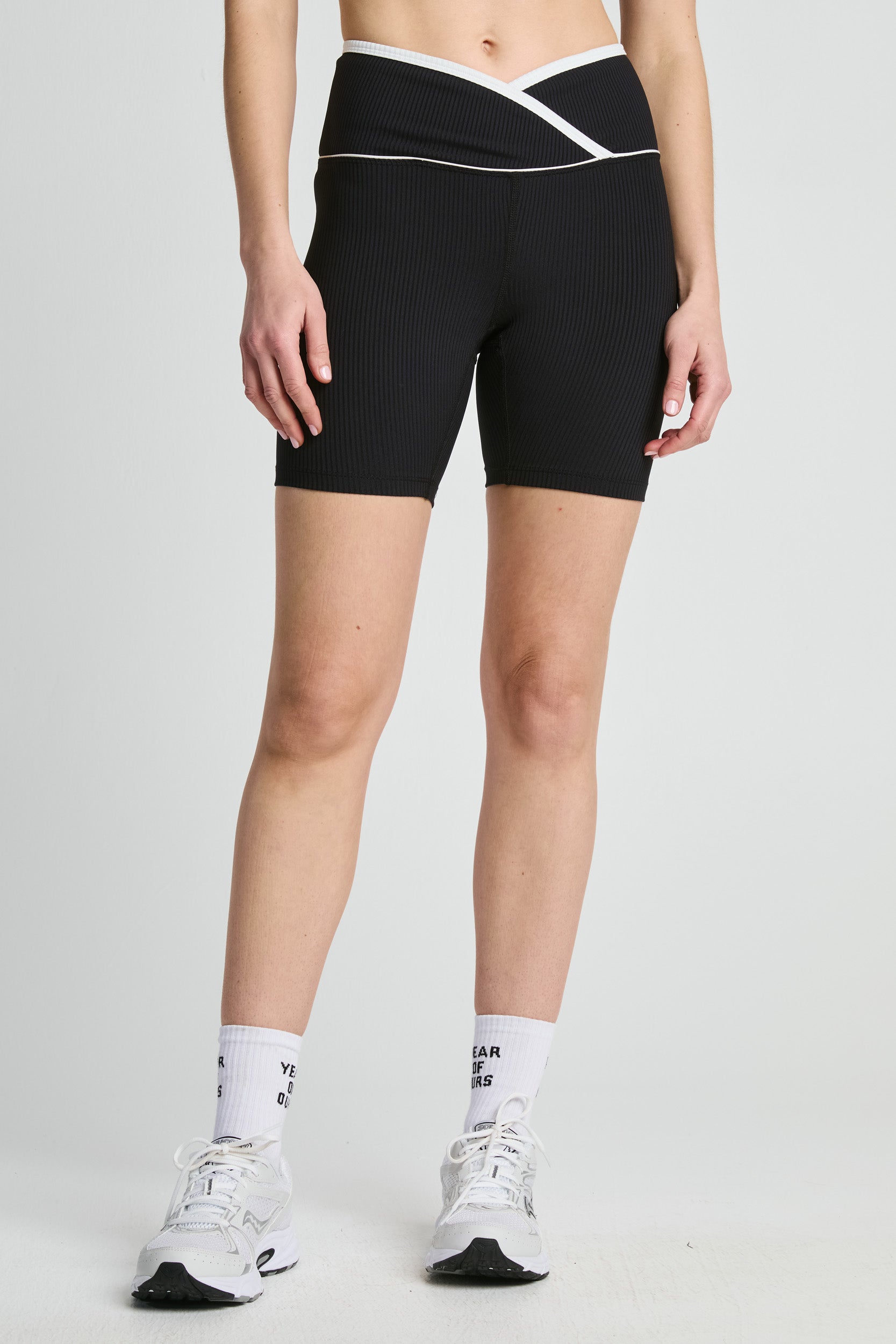 Ribbed Two Tone Veronica Short - Year of Ours