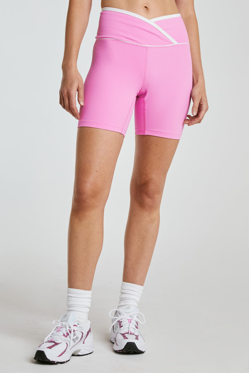 Ribbed Two Tone Veronica Short - Year of Ours