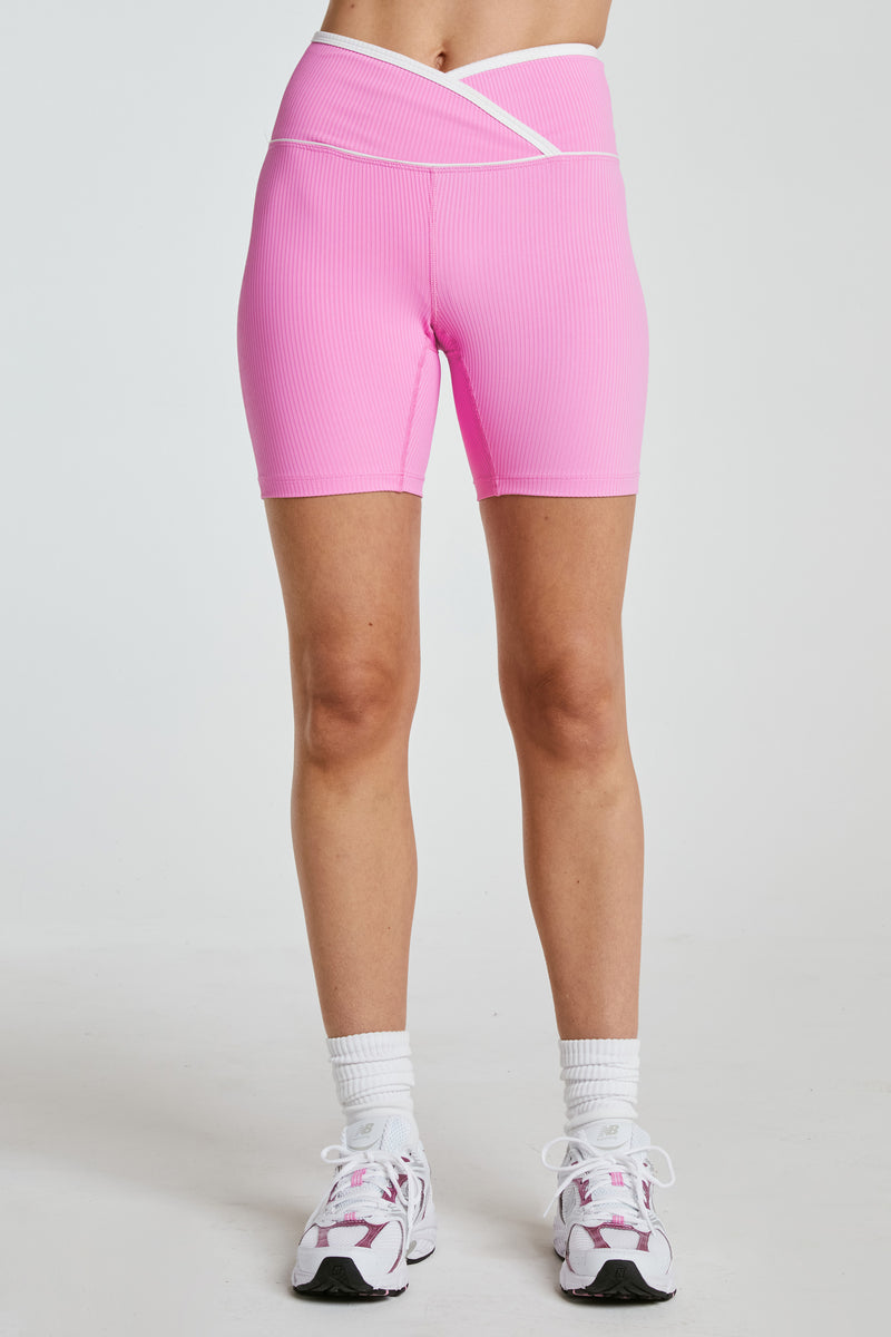 Ribbed Two Tone Veronica Short - Year of Ours