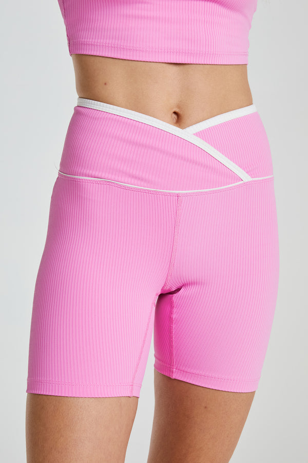 Ribbed Two Tone Veronica Short - Year of Ours