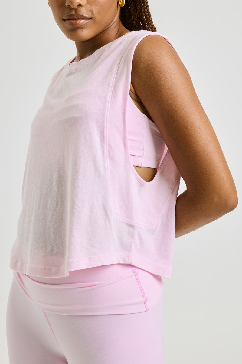 Flow Cropped Muscle Tank