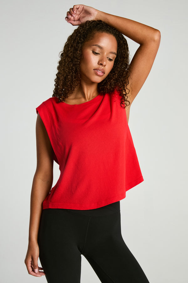 Flow Cropped Muscle Tank