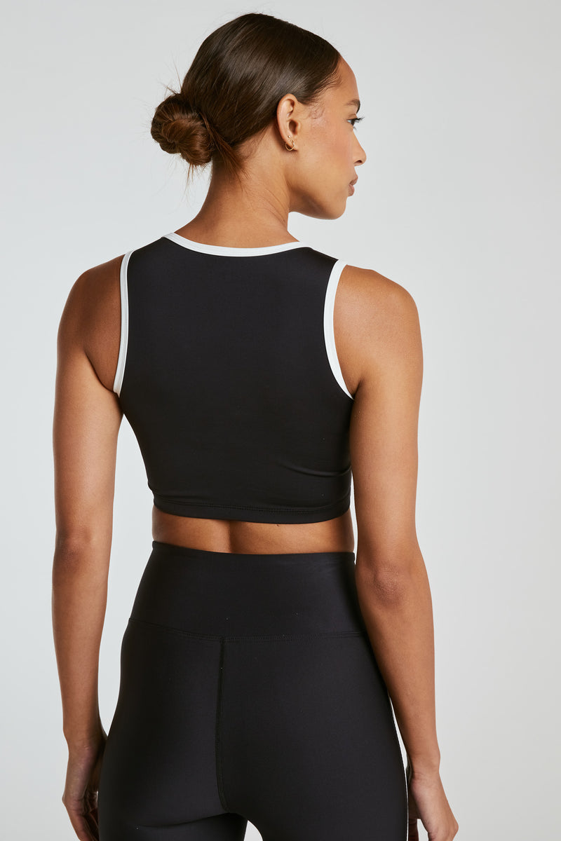 Two Tone Cut Out Bra - Year of Ours