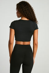Studio Cropped Active Tee