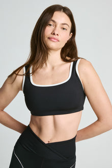 Recycled Contrast Staple Bra