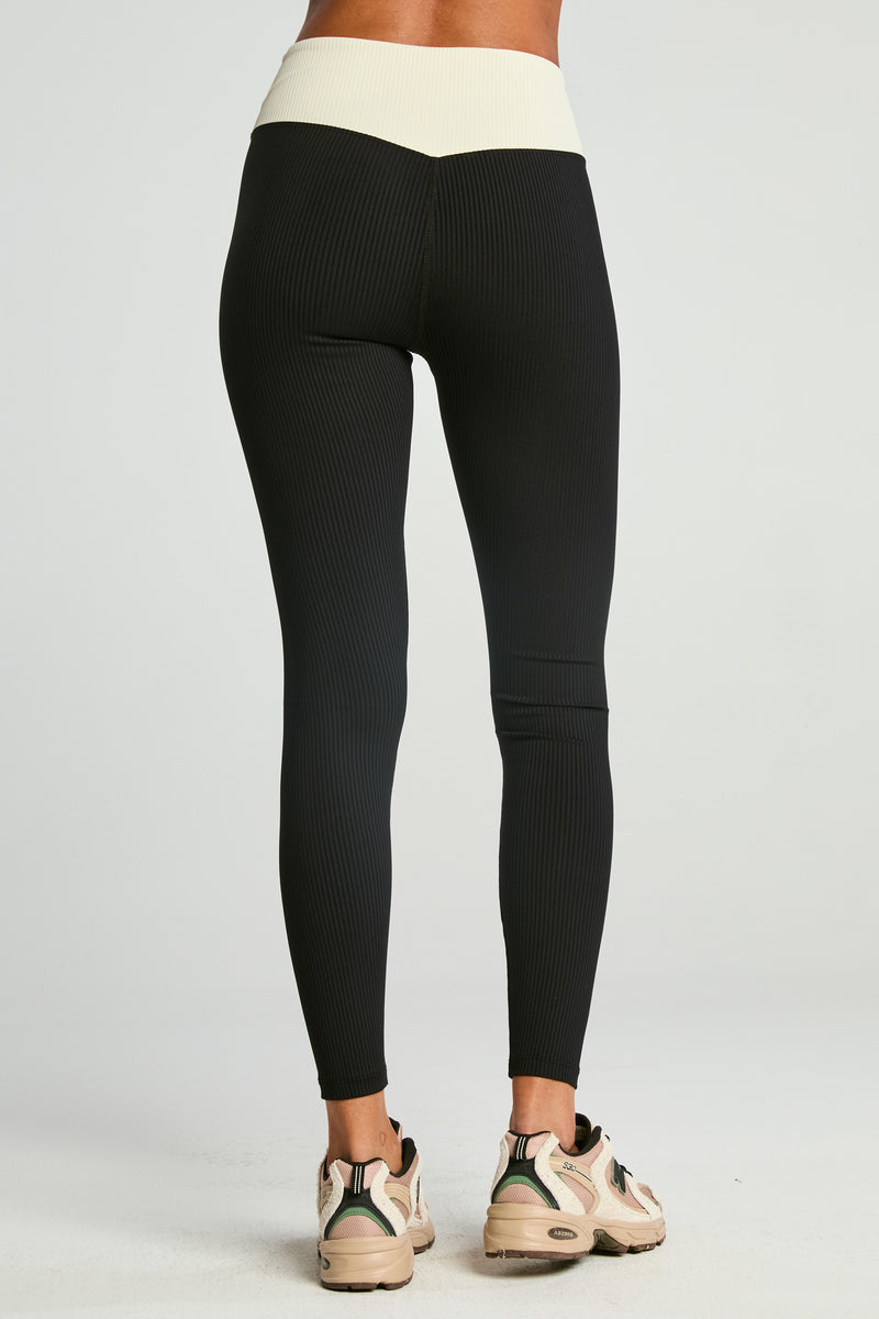 Ribbed Two Tone Dip Legging - Year of Ours