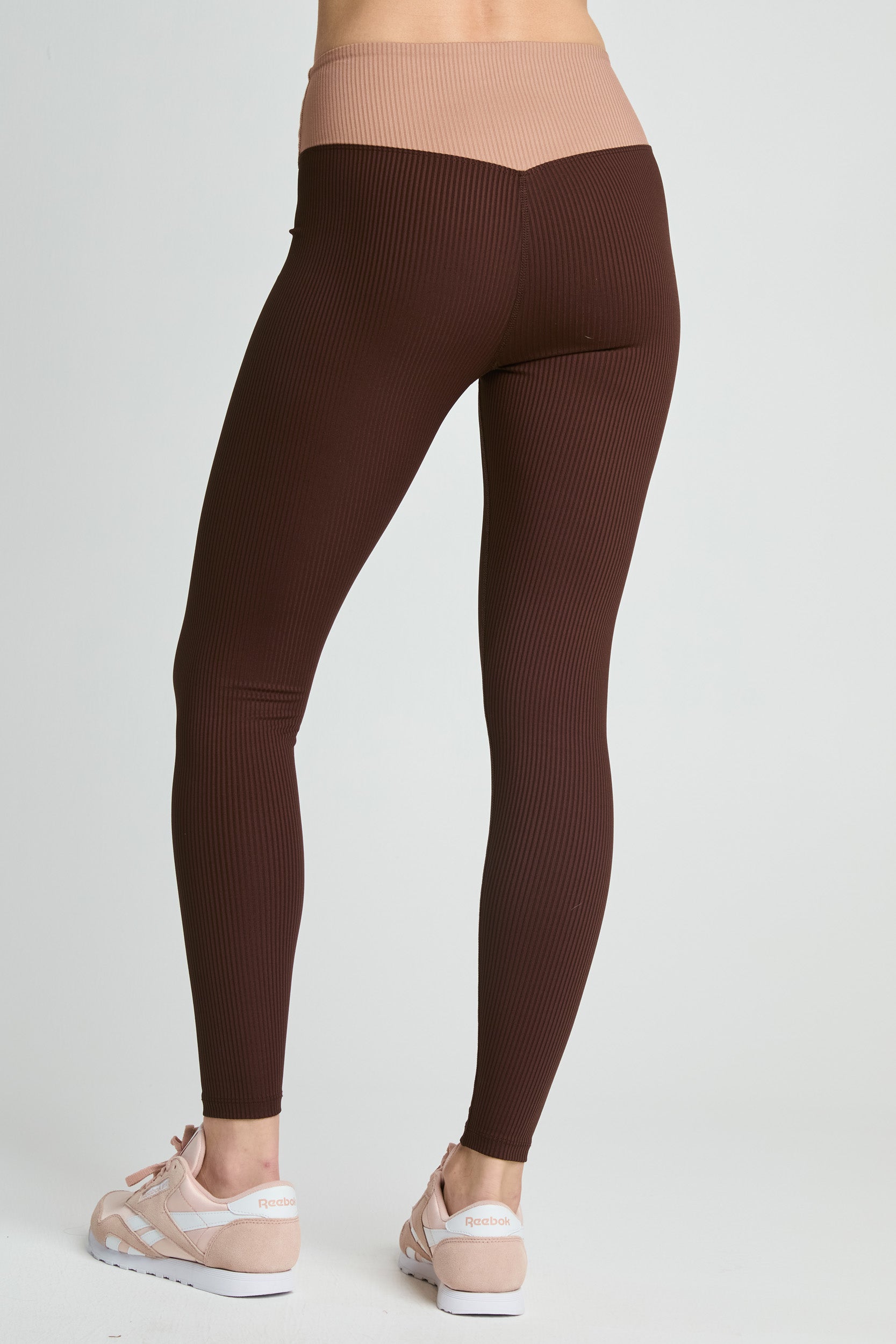 Ribbed Two Tone Dip Legging - Year of Ours