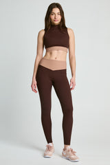 Ribbed Two Tone Dip Legging - Year of Ours