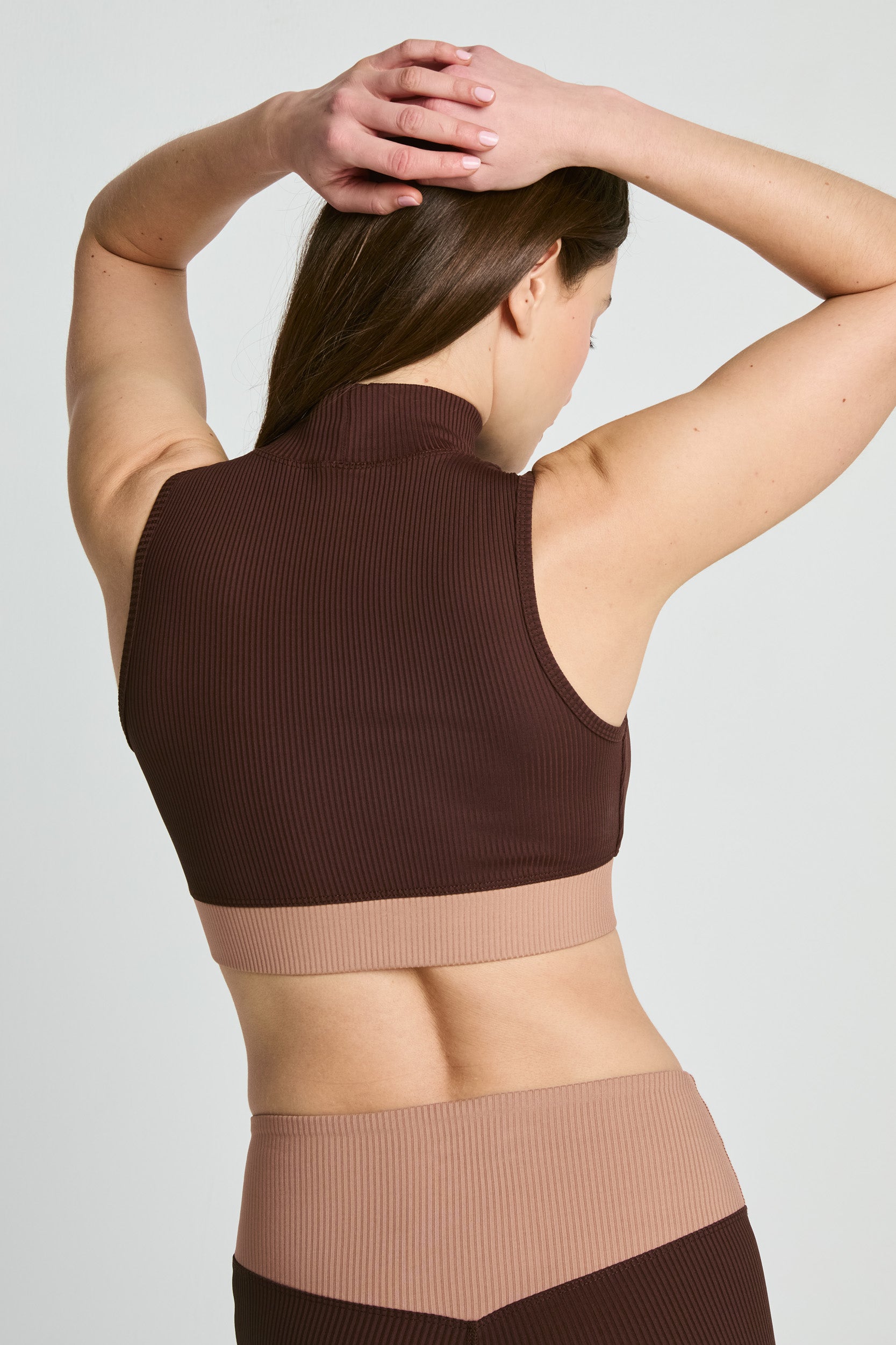 Ribbed Contrast Bodhi Bra - Year of Ours